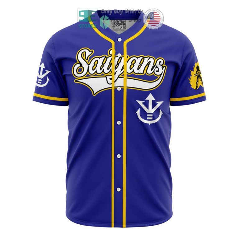 saiyan vegeta dragon ball z baseball jersey 1 60266