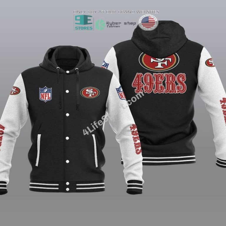 san francisco 49ers baseball hoodie jacket 3 41178