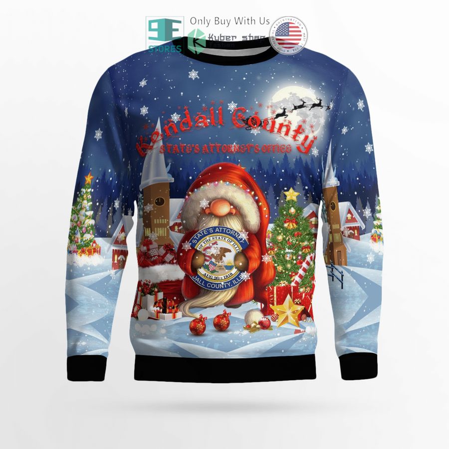 santa claus kendall county states attorneys office sweater sweatshirt 2 80653