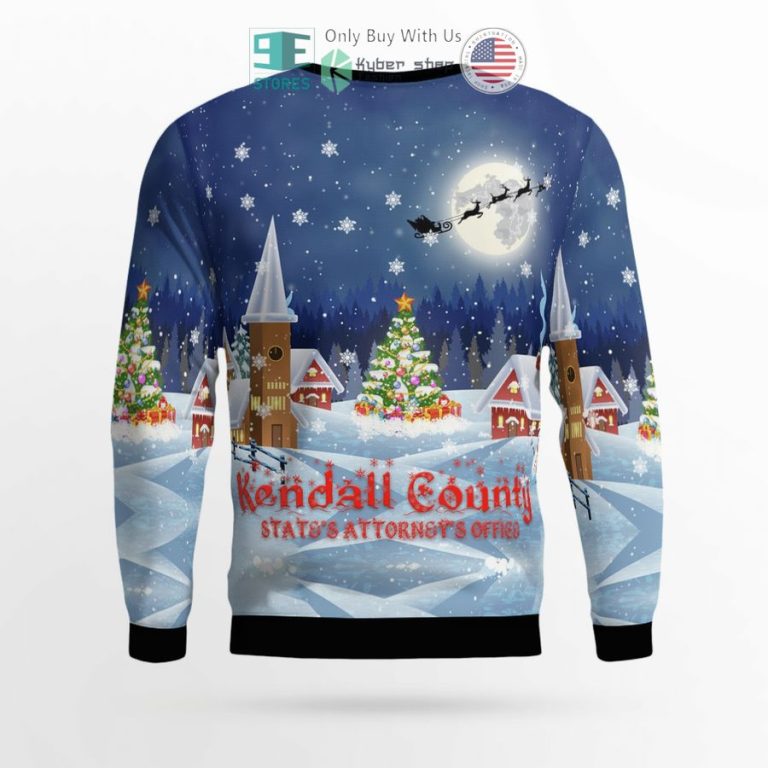 santa claus kendall county states attorneys office sweater sweatshirt 3 23957