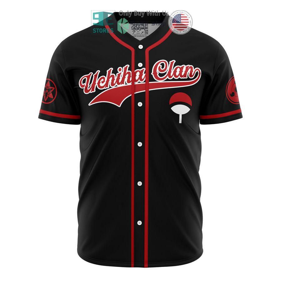 sasuke uchiha clan naruto baseball jersey 1 5577