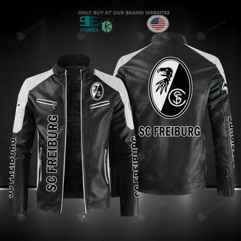 sc freiburg block leather jacket 3 11297