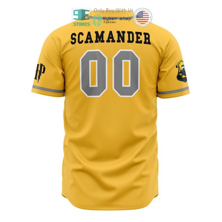 scamander hufflepuff house harry potter baseball jersey 3 30793