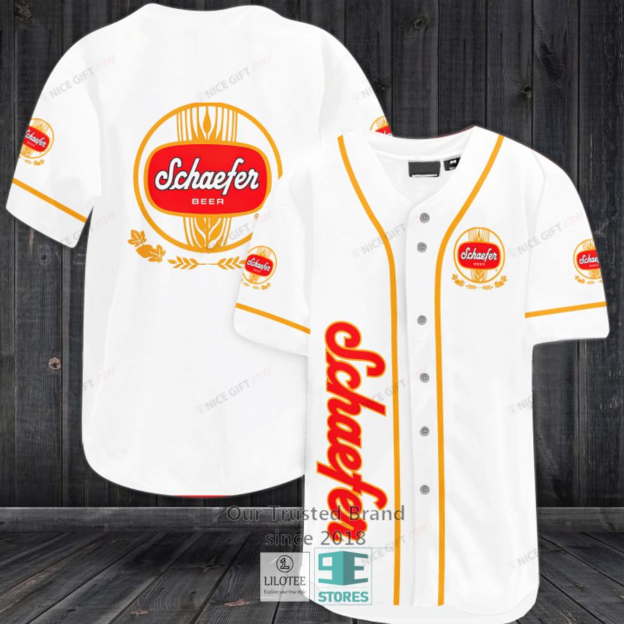 schaefer beer baseball jersey 1 35836