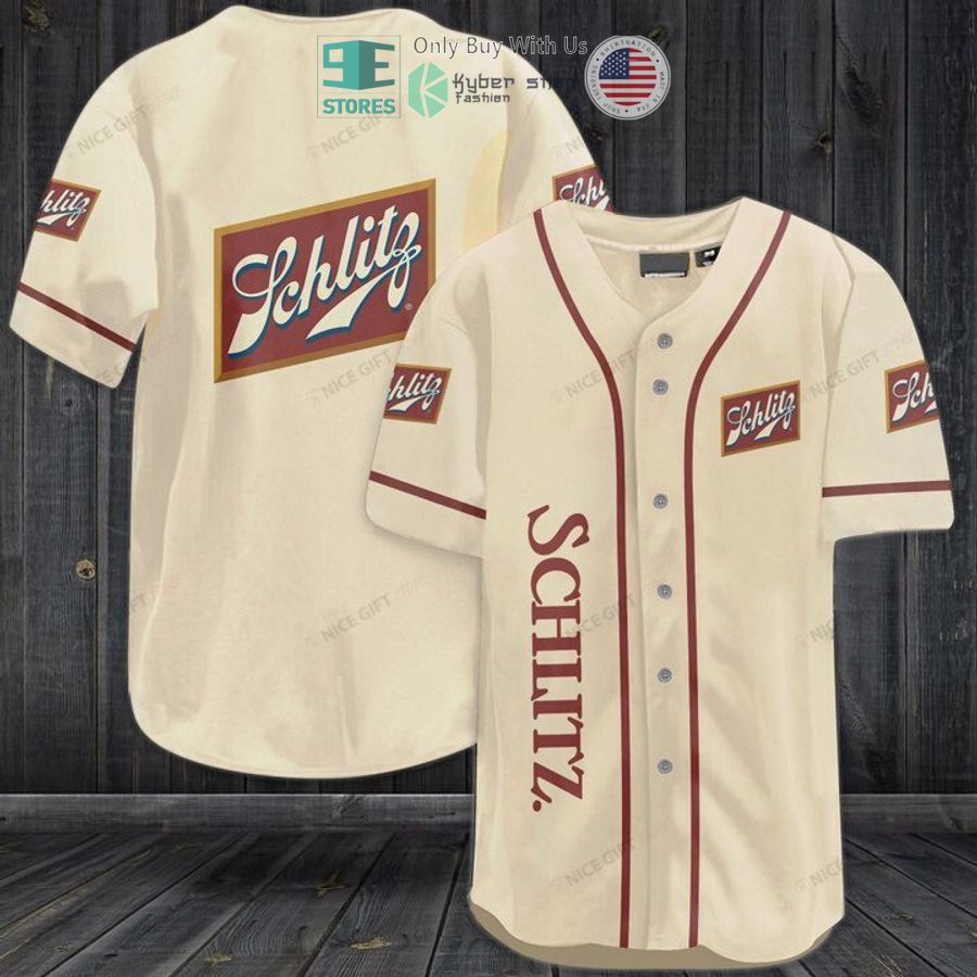 schlitz logo baseball jersey 1 80208
