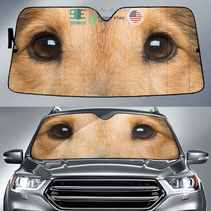 scottish terrier dog eyes car sun shade 1 55827
