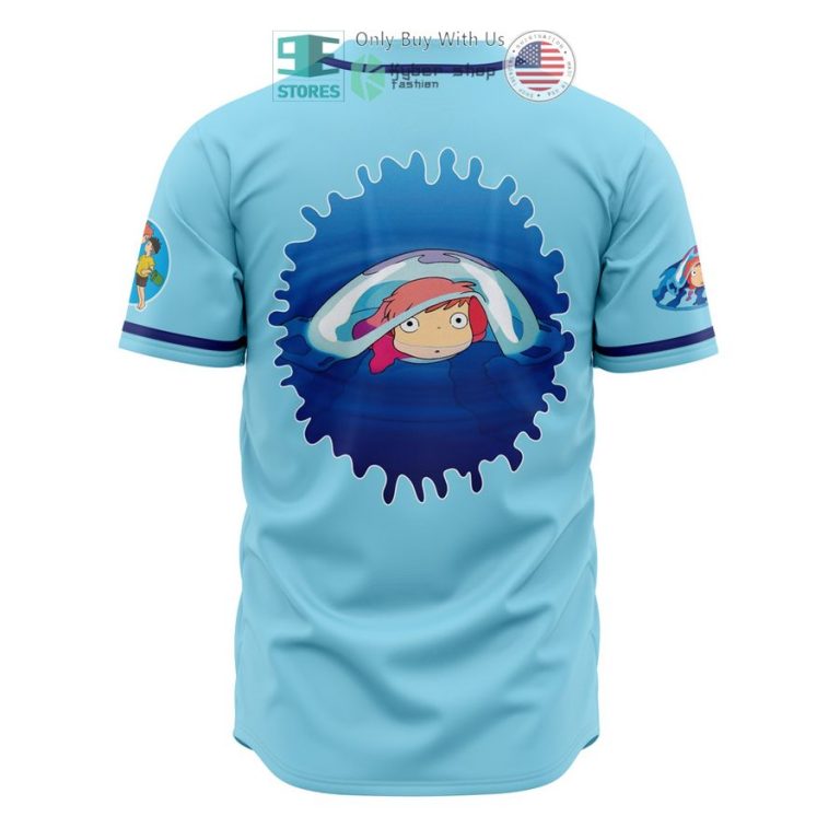 sea creatures ponyo studio ghibli baseball jersey 3 47290