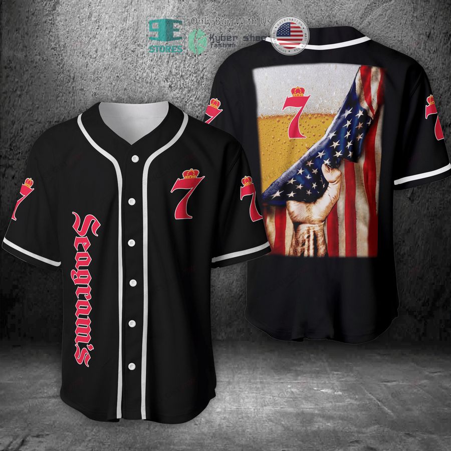seagrams beer united states flag baseball jersey 1 91444