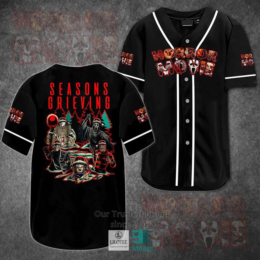 season grieving horror movie black baseball jersey 1 9975