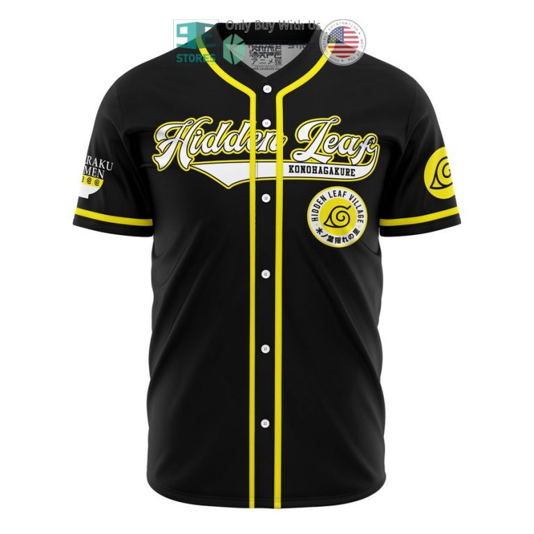 shippuden hidden leaf uzumaki naruto baseball jersey 1 83190