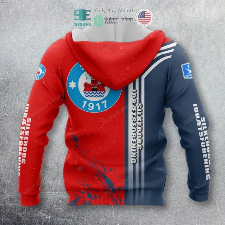 silkeborg if blue red polo shirt hoodie 3 95096