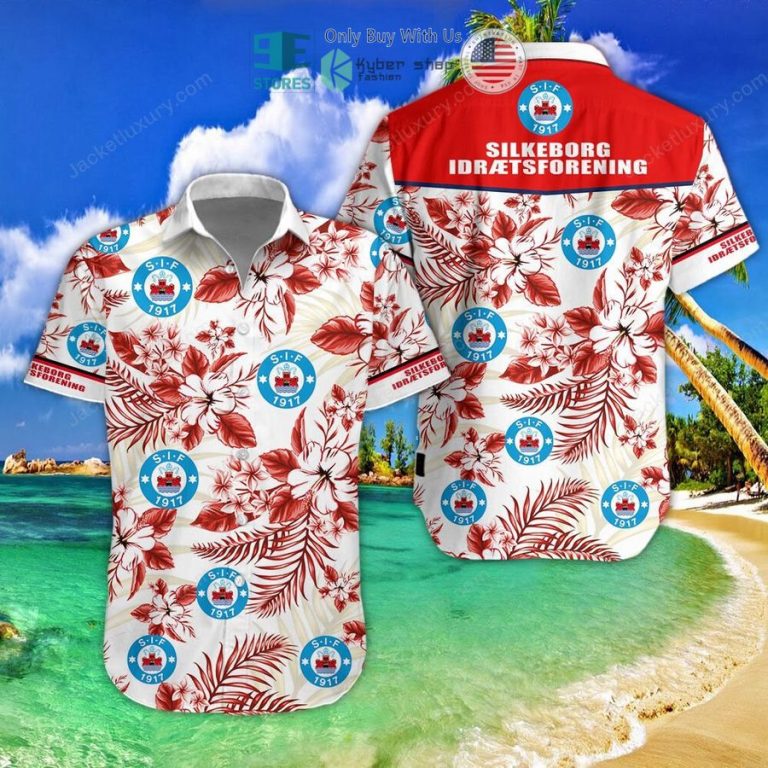 silkeborg if flowers hawaiian shirt shorts 1 37134