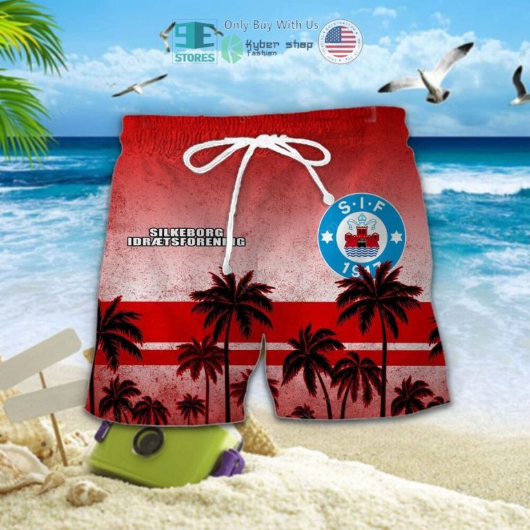 silkeborg if palm tree hawaiian shirt shorts 2 49067