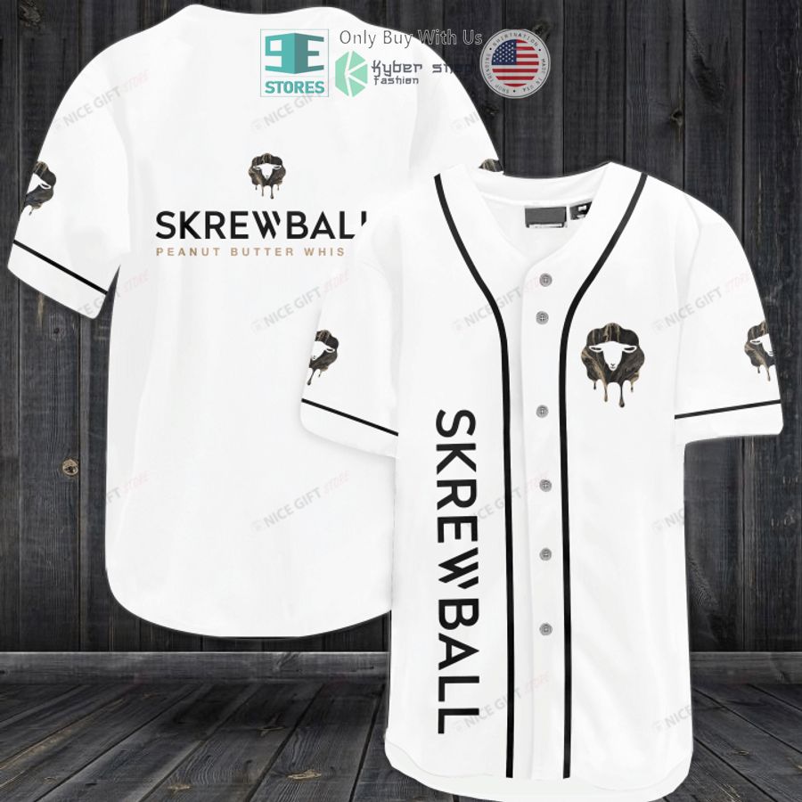 skrewball white baseball jersey 1 36042
