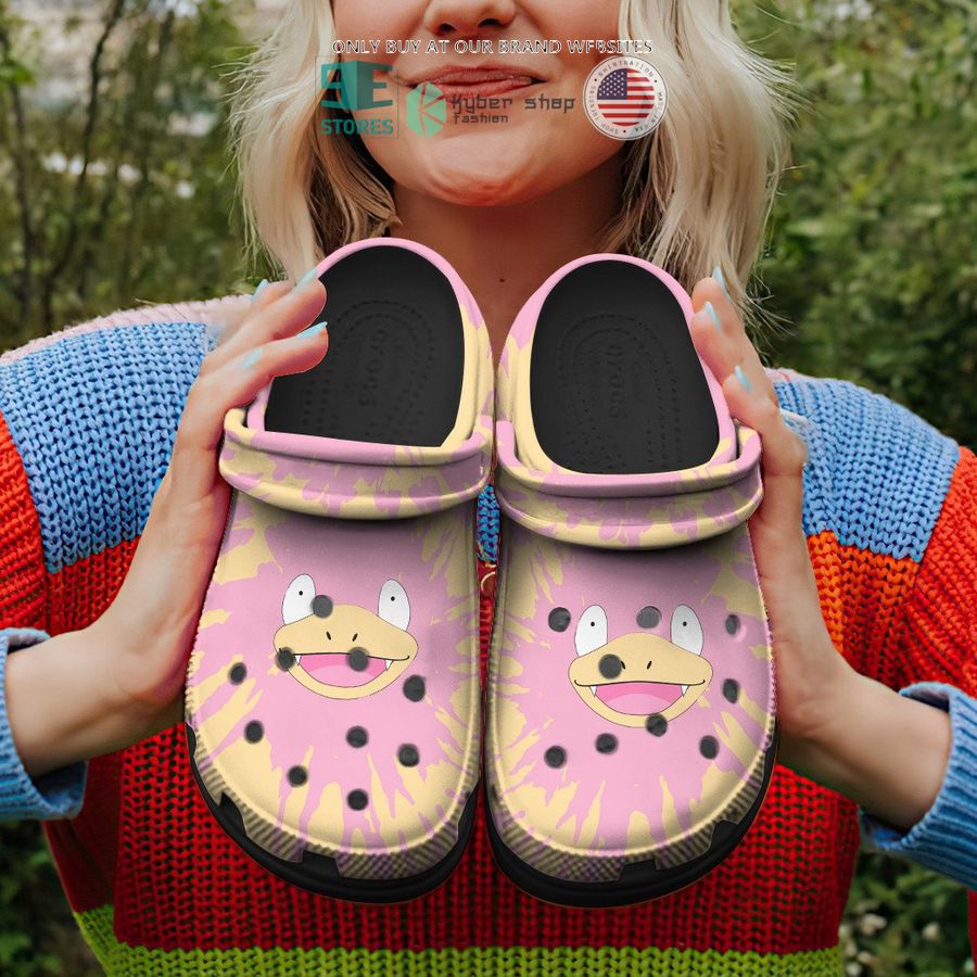 slowpoke tie dye face crocs crocband shoes 1 94668