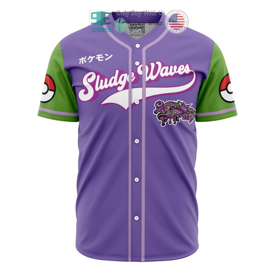 sludge waves pokemon baseball jersey 1 52245