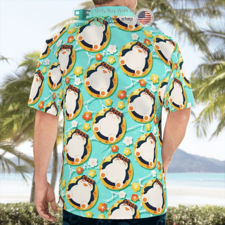 snorlax on vacation hawaiian shirt shorts 3 94454