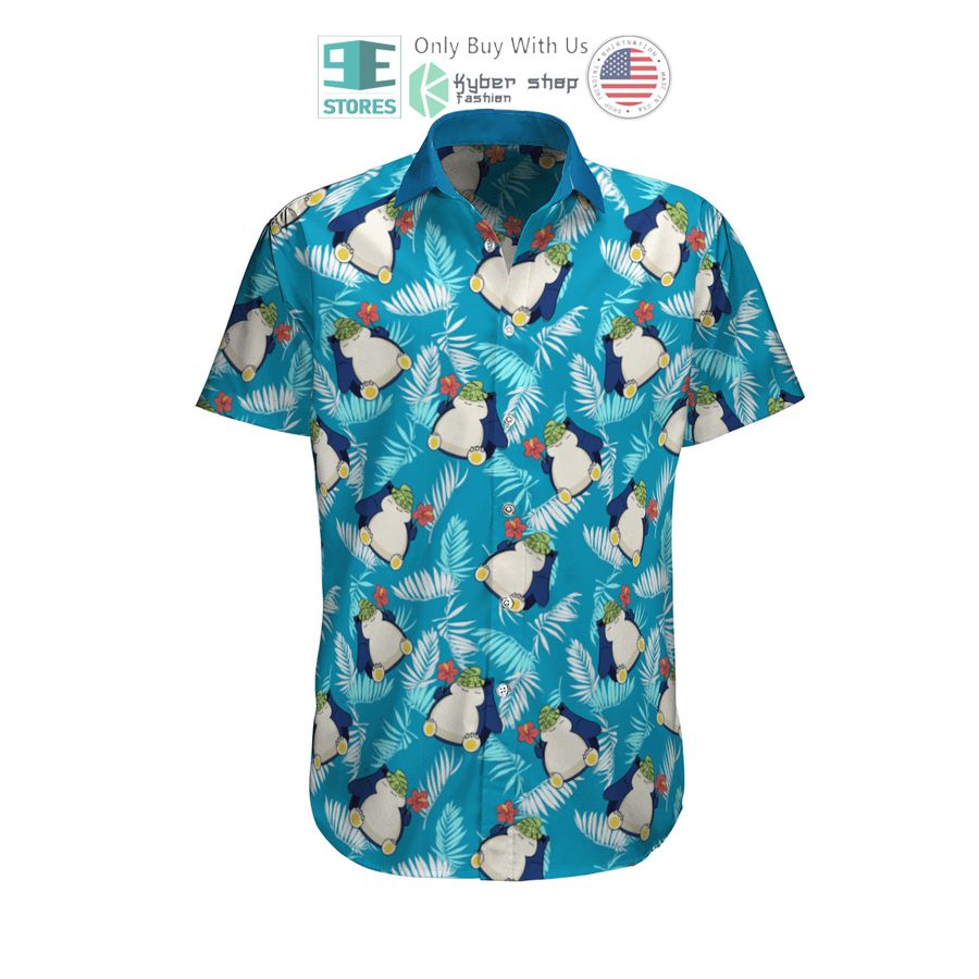 snorlax tropical hawaiian shirt shorts 1 88612
