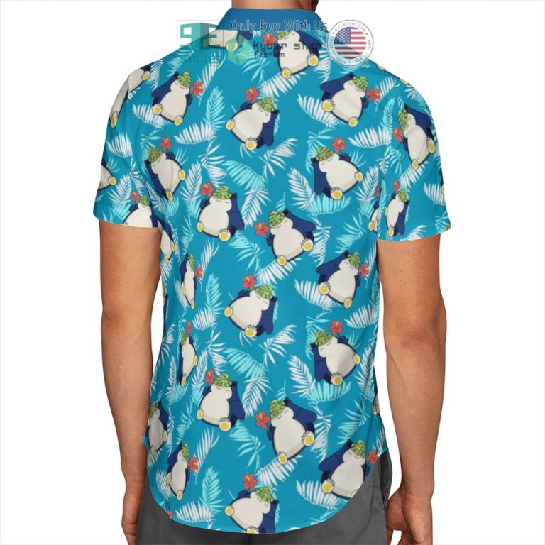 snorlax tropical hawaiian shirt shorts 3 43466