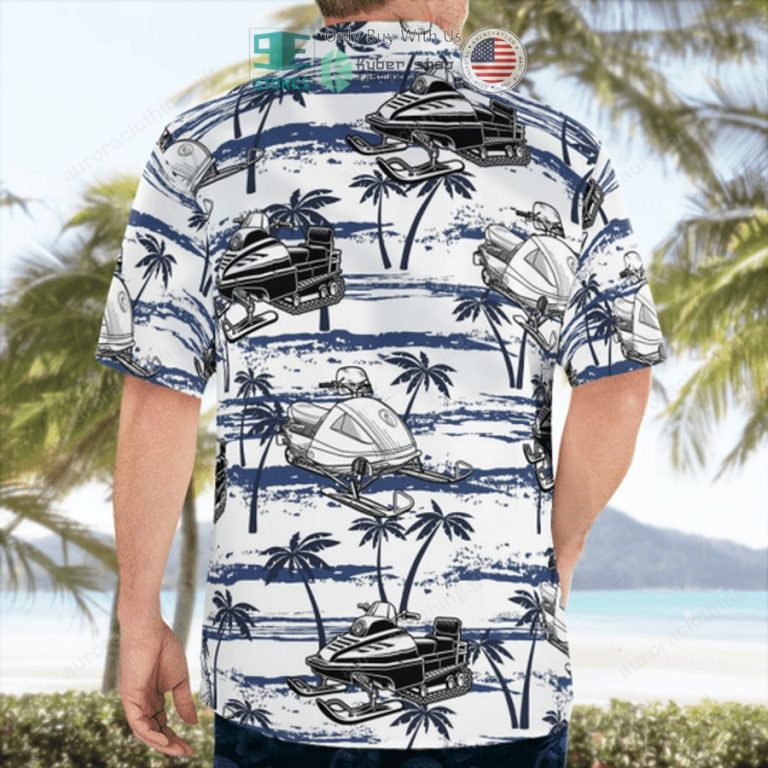 snowmobile palm tree hawaiian shirt shorts 3 89192