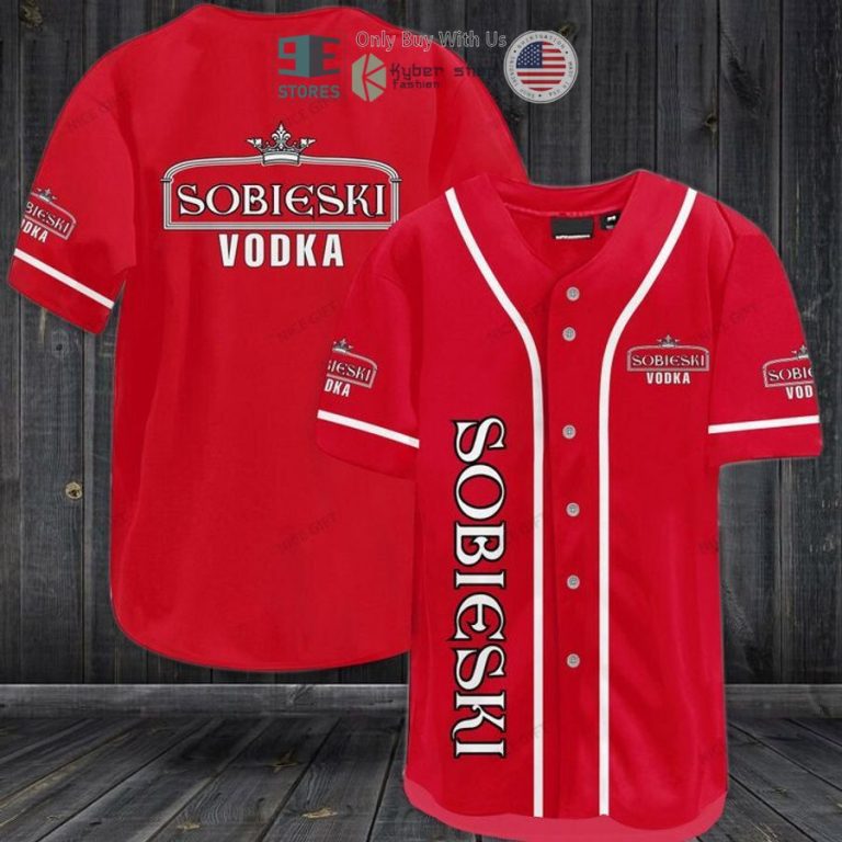 sobieski vodka red baseball jersey 1 77199