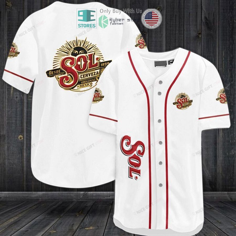 sol logo white baseball jersey 1 24928