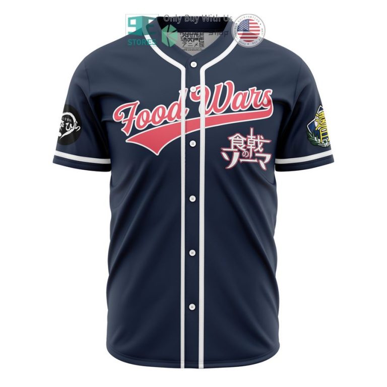 soma yukihira food wars baseball jersey 2 77911