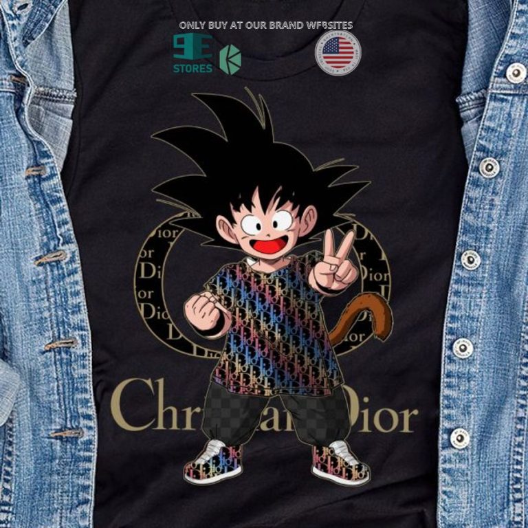 son goku kid christian dior black t shirt 1 92677