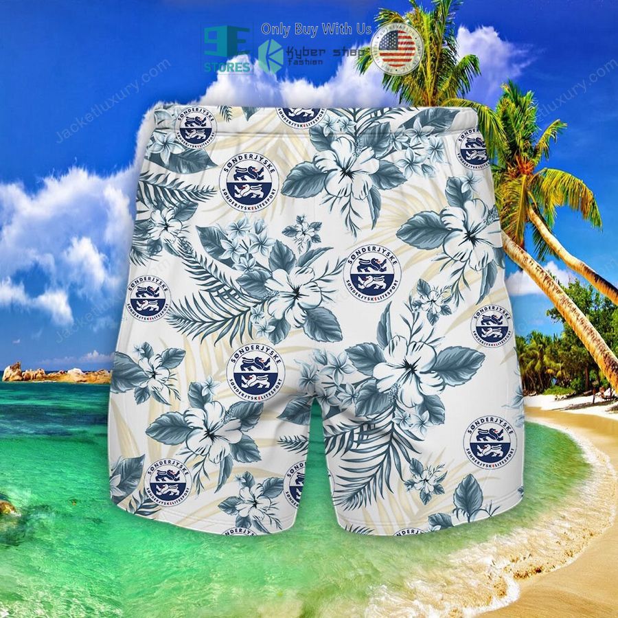 sonderjyske fodbold flowers hawaiian shirt shorts 2 55977