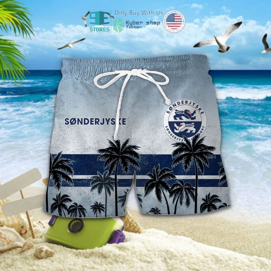 sonderjyske fodbold palm tree hawaiian shirt shorts 2 63712