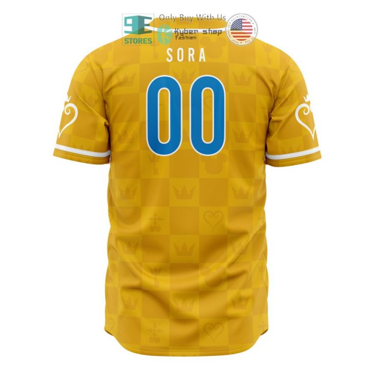 sora kingdom hearts baseball jersey 3 77812