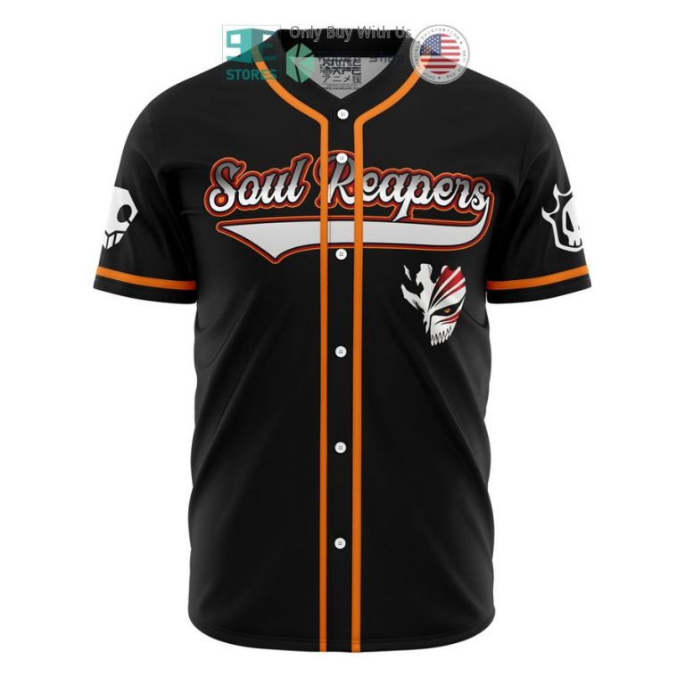 soul reaper ichigo bleach baseball jersey 1 40216