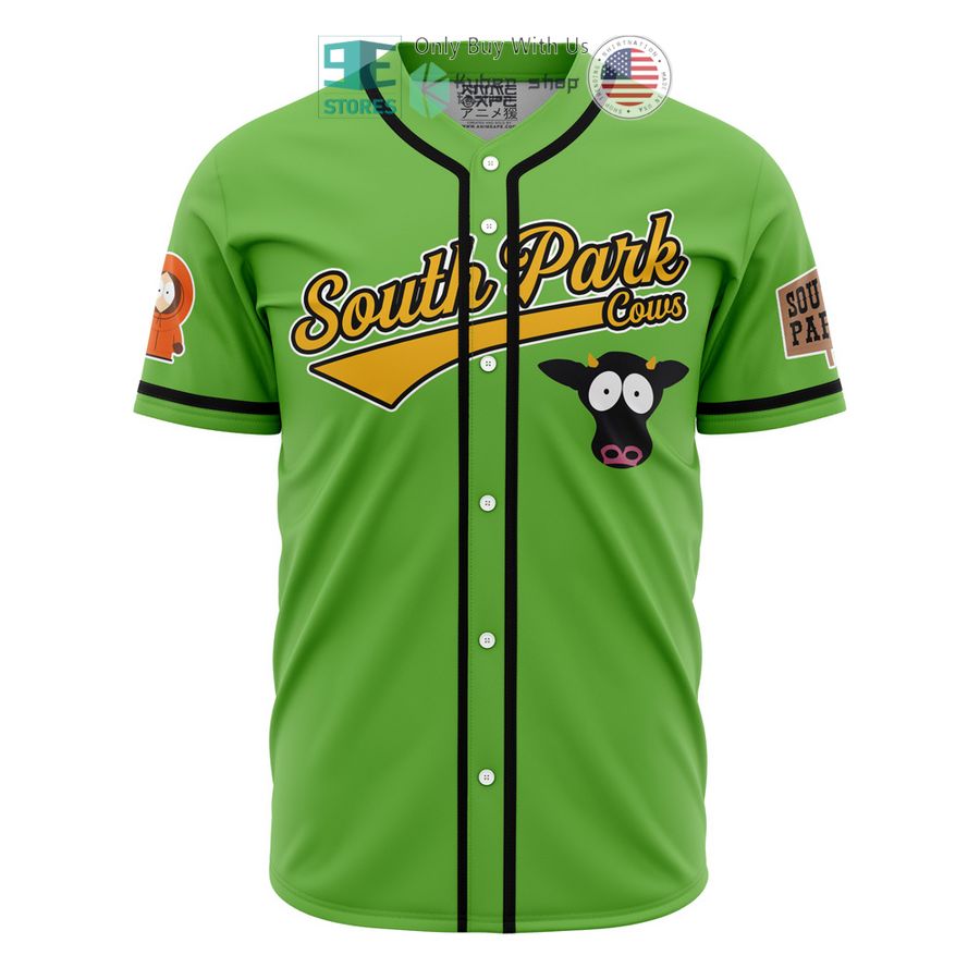 south park cows mccormick south park baseball jersey 1 11640