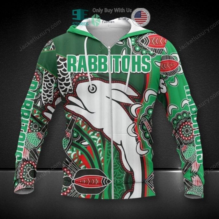 south sydney rabbitohs aboriginal pattern 3d hoodie polo shirt 3 98323