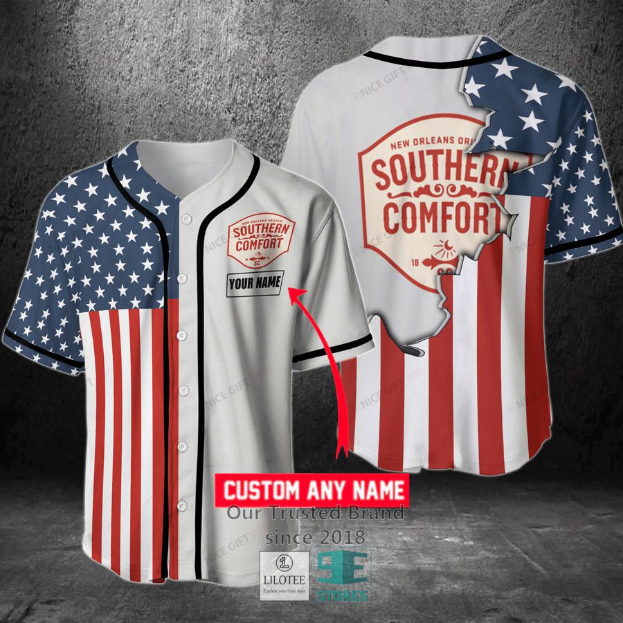 southern comfort your name us flag baseball jersey 1 5414