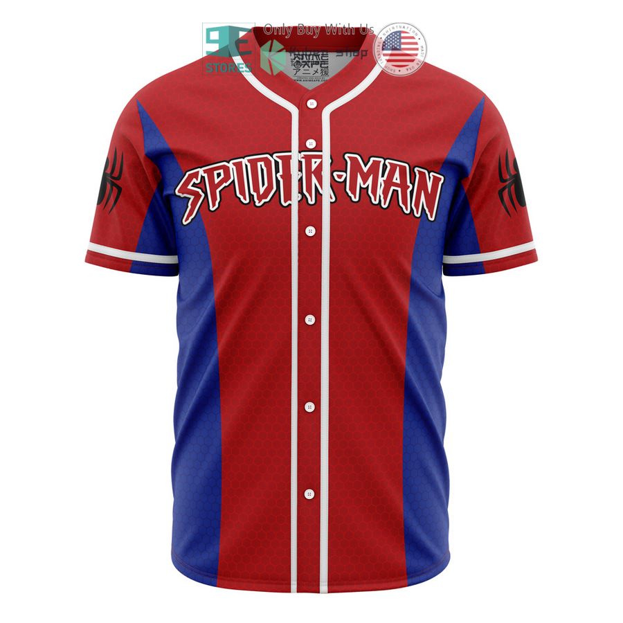 spiderman marvel baseball jersey 1 30575