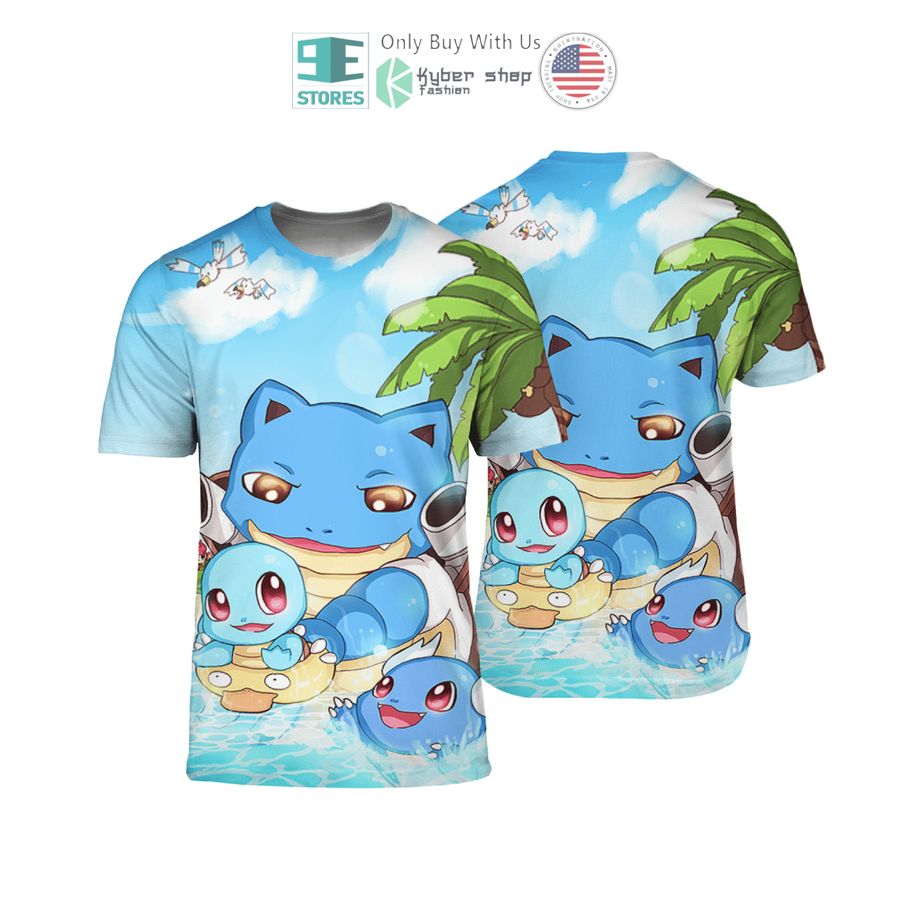 squirtle family 3d t shirt 1 98476