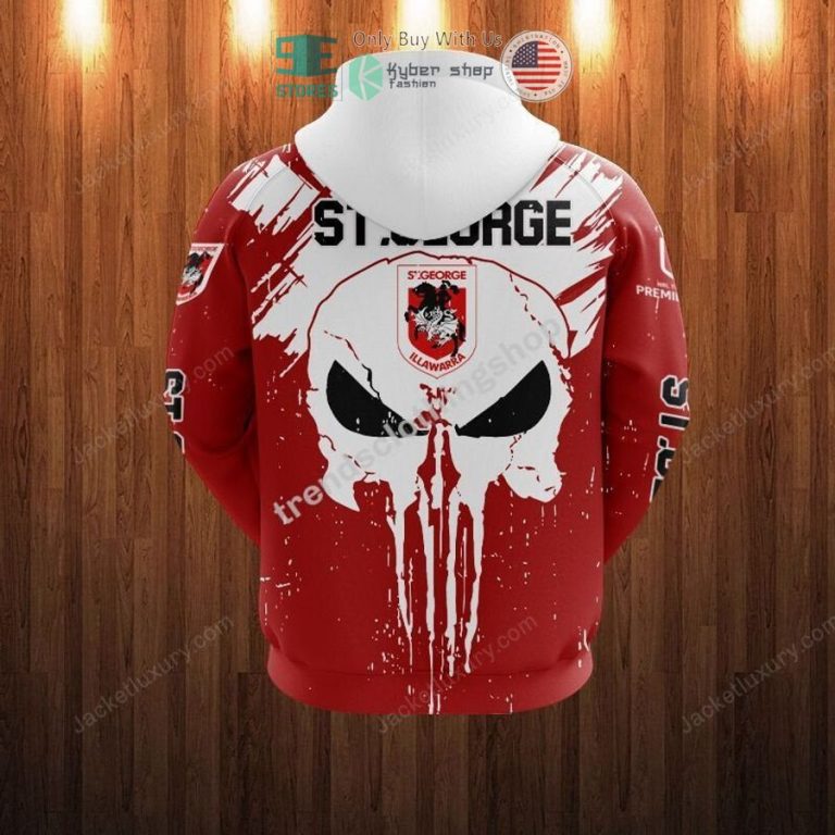 st george illawarra dragons punisher skull 3d hoodie polo shirt 2 94033