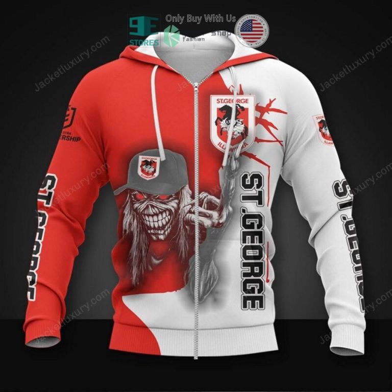 st george illawarra dragons skull 3d hoodie polo shirt 3 17106