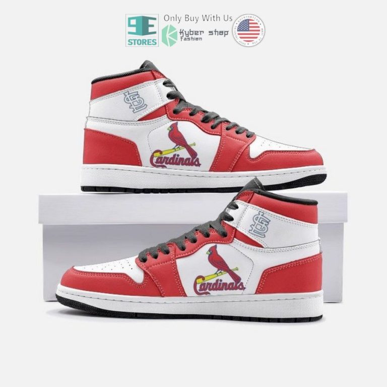 st louis cardinals logo air jordan high top shoes 1 50750