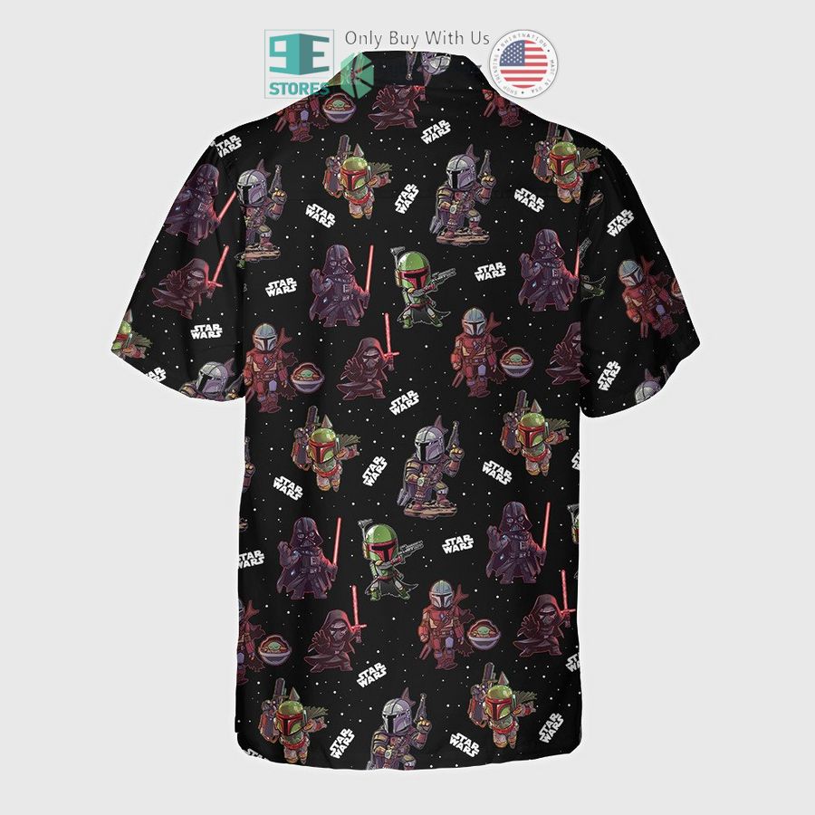 star wars characters chibi galaxy hawaiian shirt 2 23356
