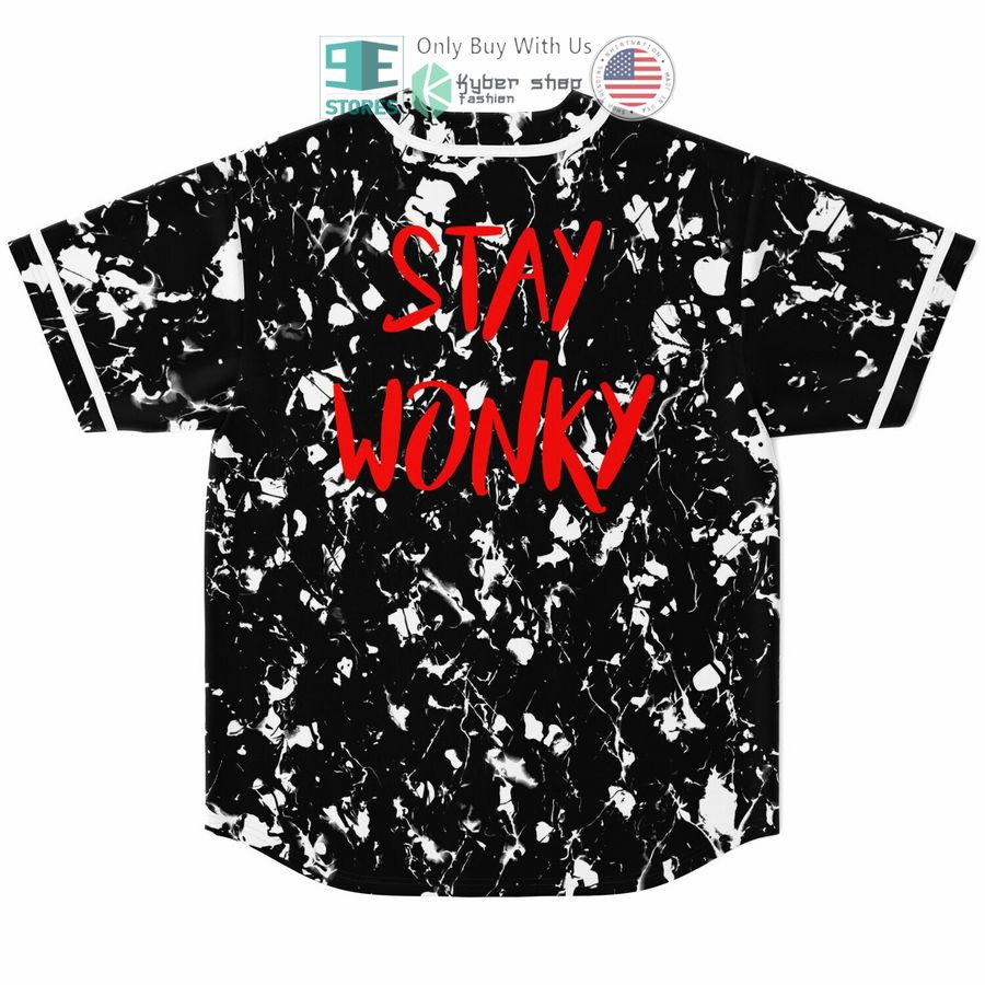 stay wonky black white baseball jersey 2 92633