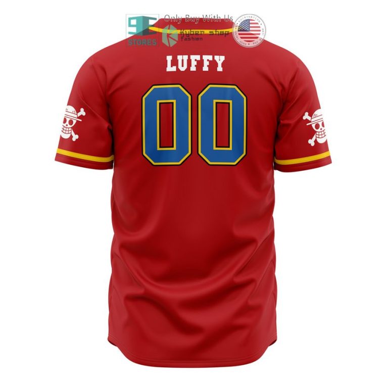 strawhats luffy one piece baseball jersey 3 99756