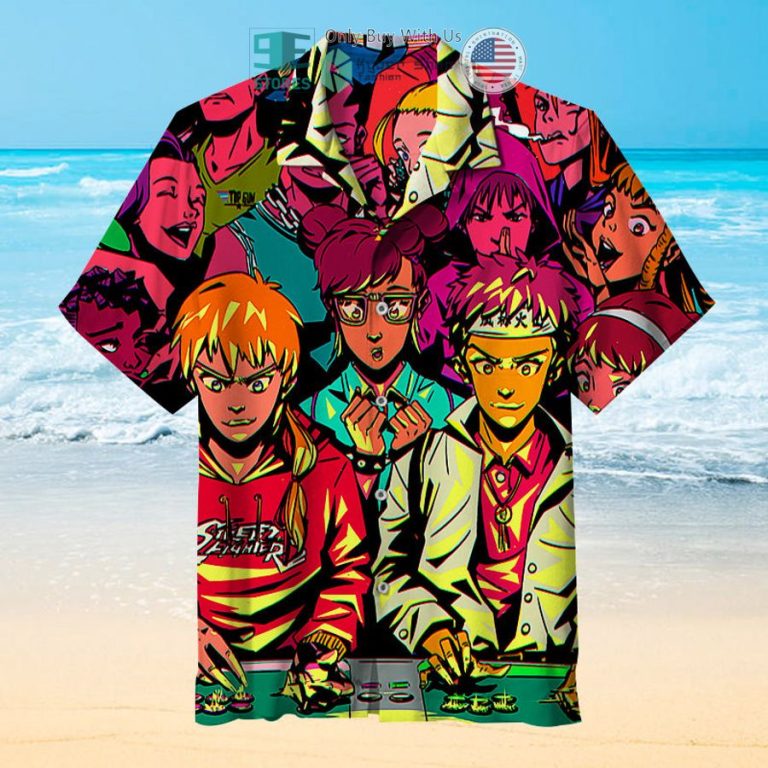 street fighter anniversary hawaiian shirt 1 67465