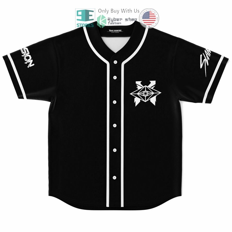 super headbanger black baseball jersey 1 79617