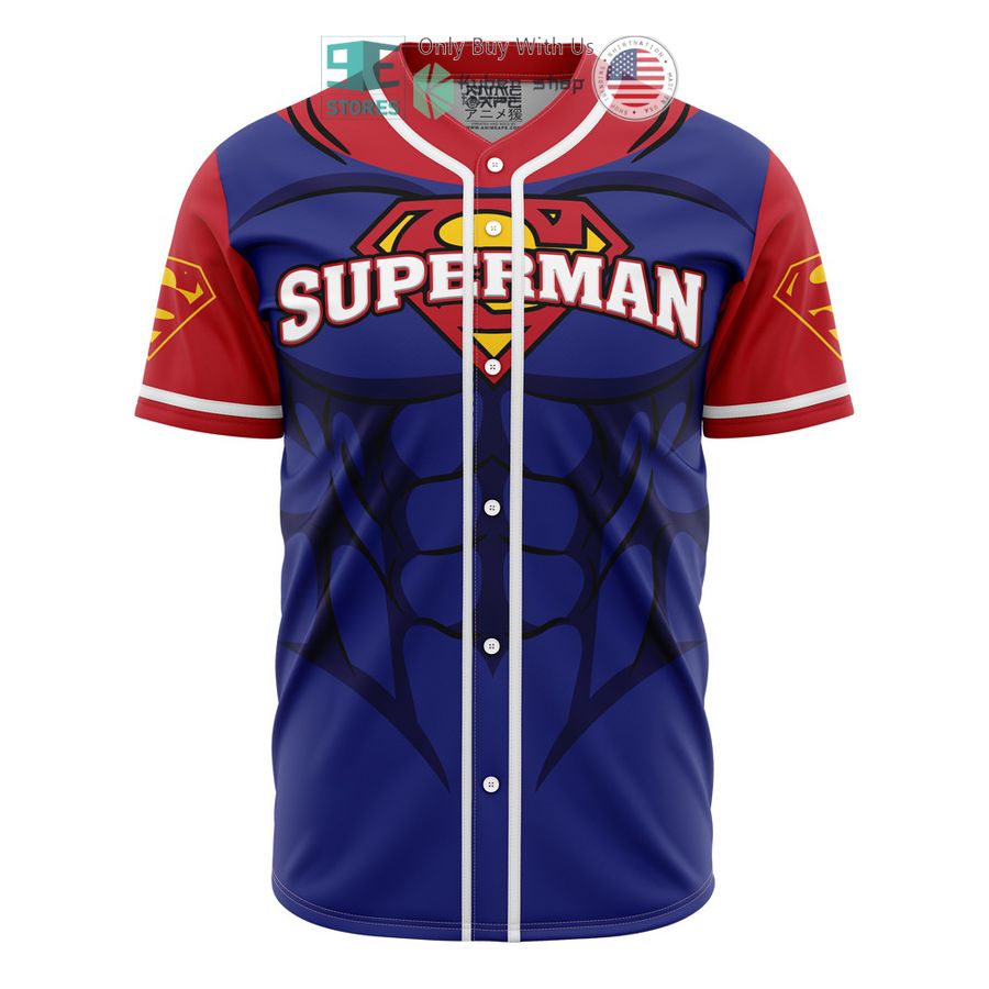 superman dc comics baseball jersey 1 66234
