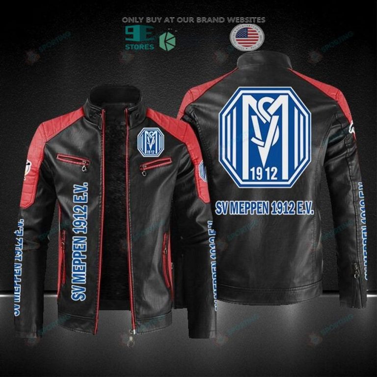 sv meppen 1912 ev block leather jacket 3 41499