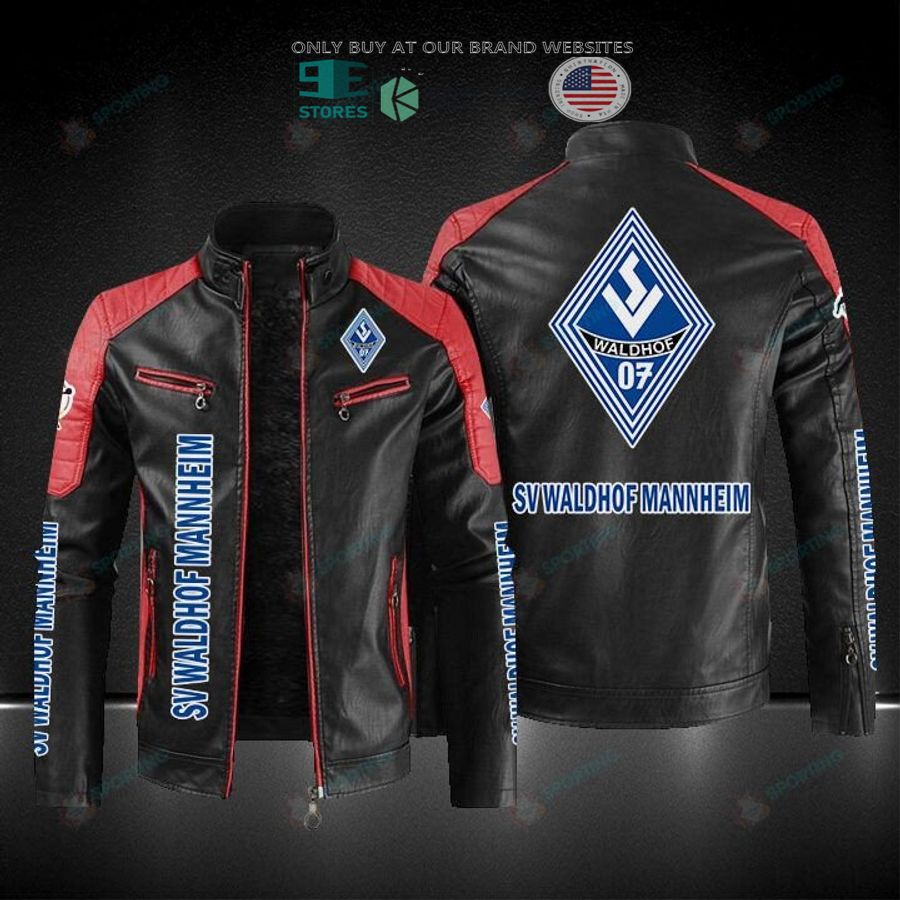 sv waldhof mannheim block leather jacket 1 53834