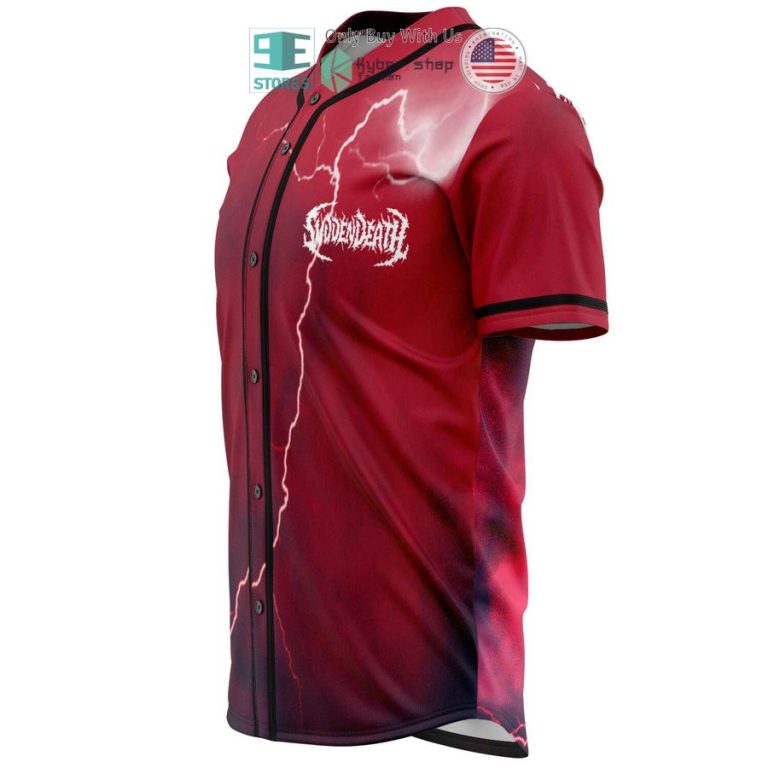 svdden death logo red baseball jersey 3 99680