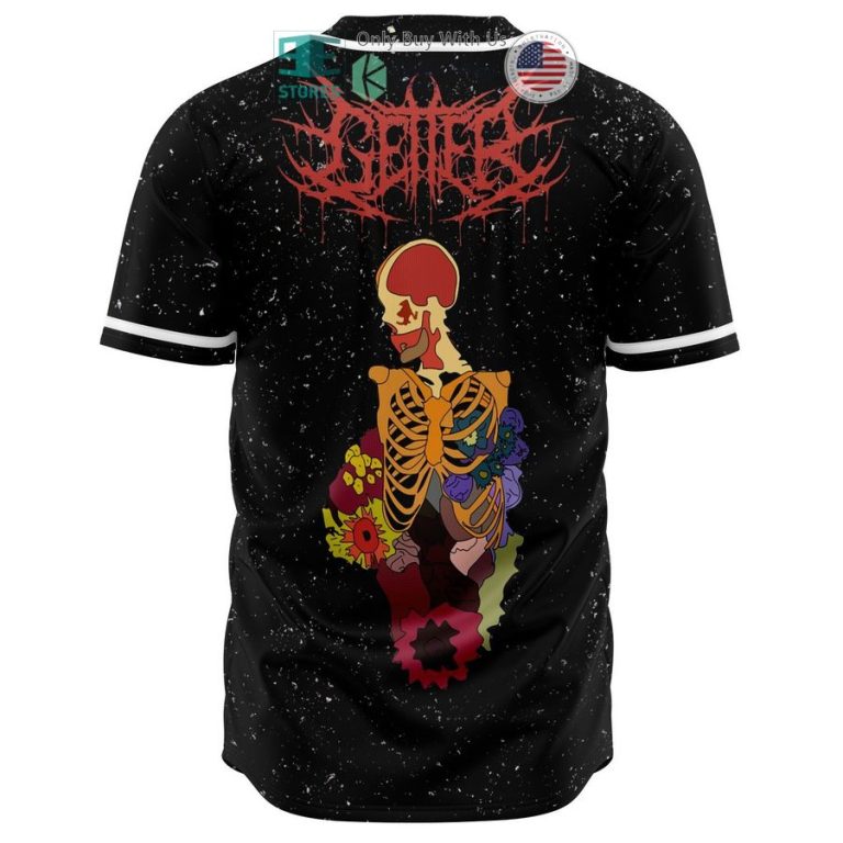 svdden death logo skull black baseball jersey 2 56561